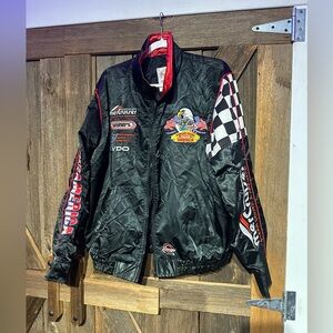 Vintage Poker Runs America Boating Mercruiser Race Jacket Embroidered Sport 90s